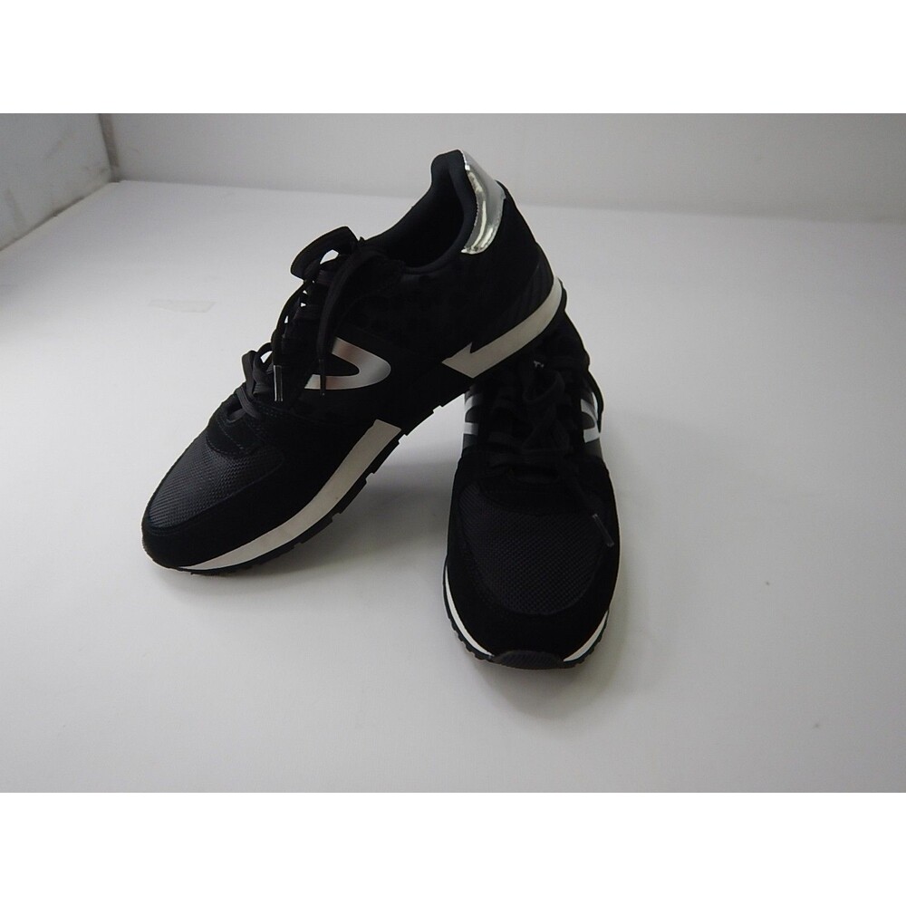 Tretorn Black and Silver Women's Sneakers